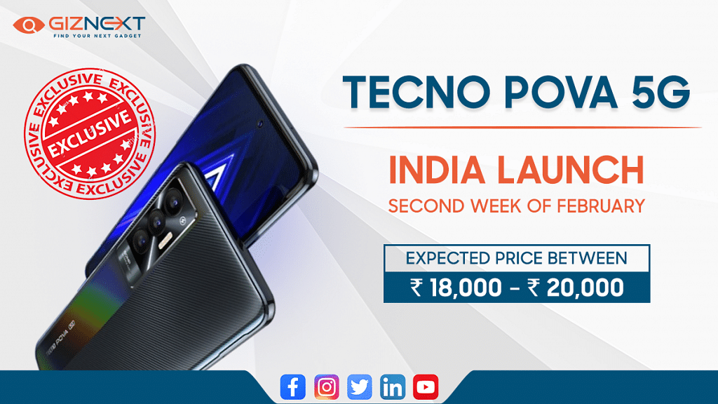 Tecno Pova G India Launch Confirmed For Feb Second Week