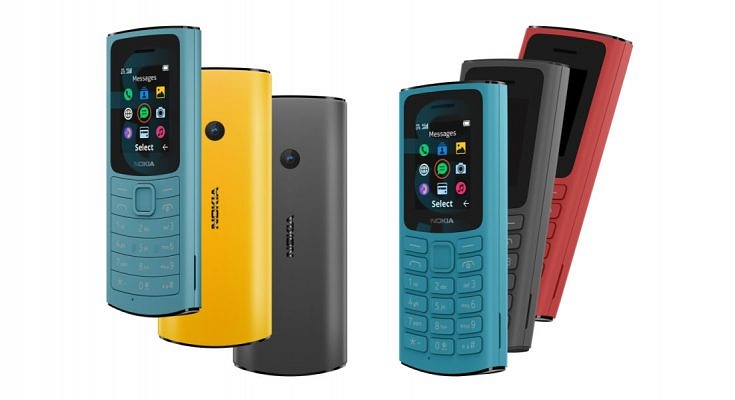 Nokia 110 and Nokia 105 4G Feature Phones Launched