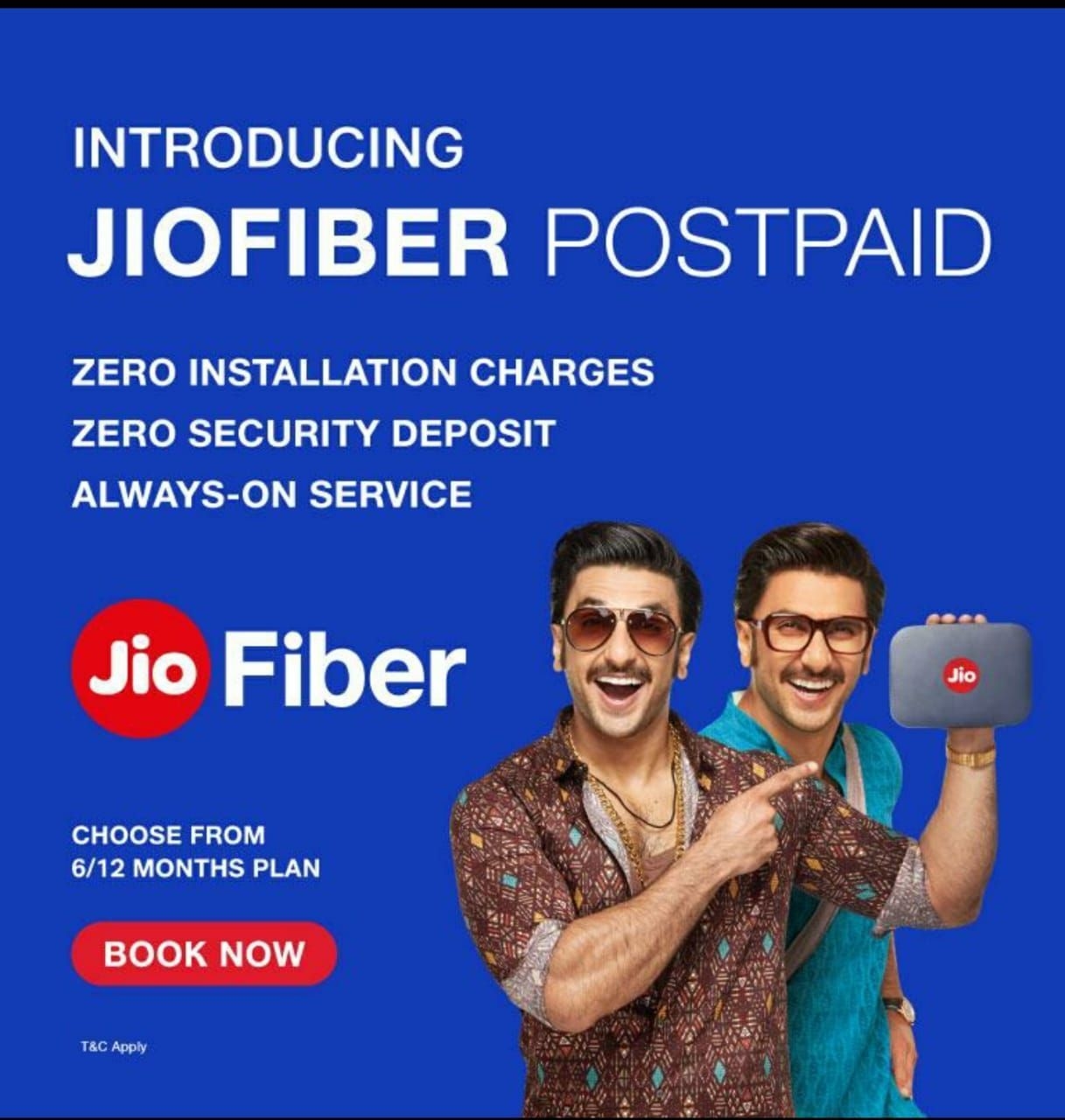 Jio Fiber Postpaid Plans Launched with Zero Installation Charges Details