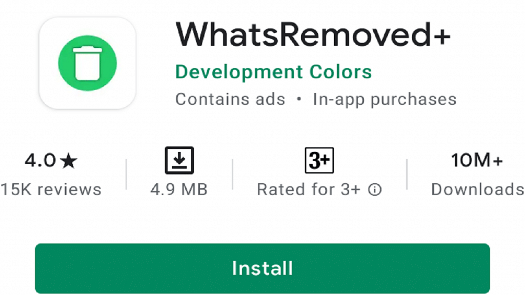 WhatsRemoved+