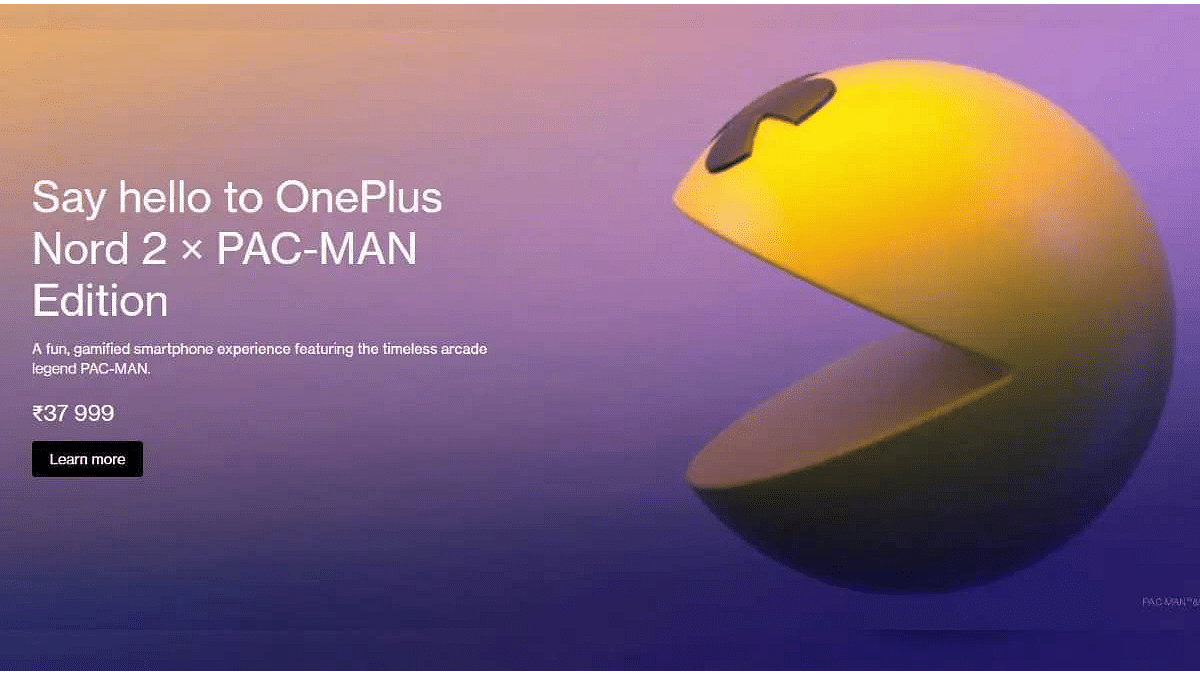oneplus nord 2 pac man edition