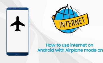 How to use internet with Airplane mode on