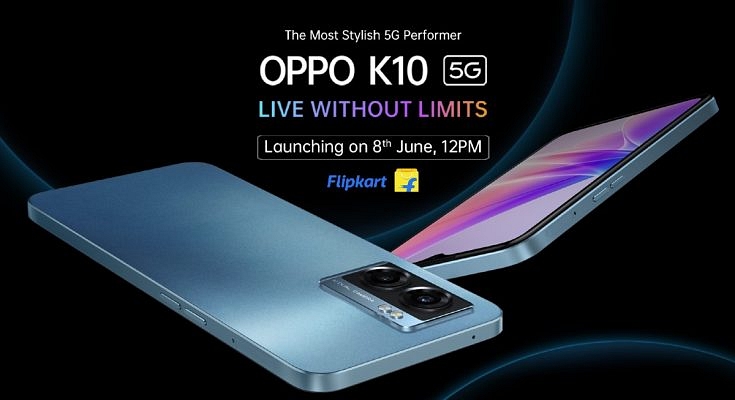OPPO K10 5G india launch june 8