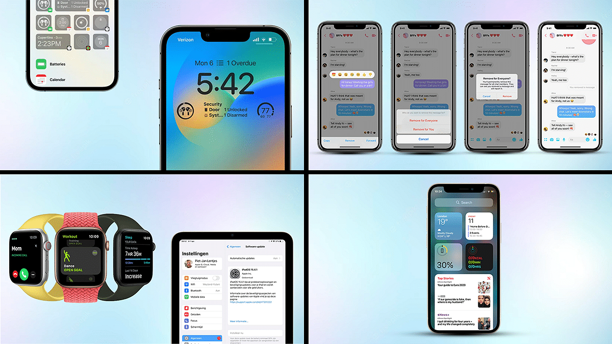 Apple updates in 2022