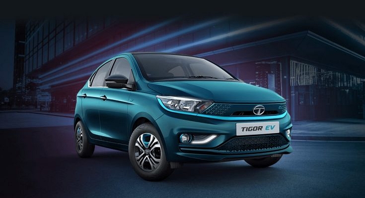 Tata Tigor EV front three quarter