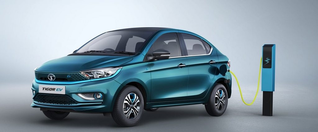 Tata Tigor EV front three quarter