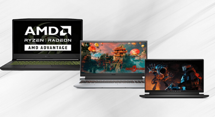 Best MSI And Dell Gaming Laptops With AMD Chipsets -