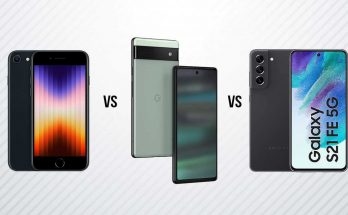 google pixel 6a vs iphone se 2022 vs samsung galaxy s21 fe