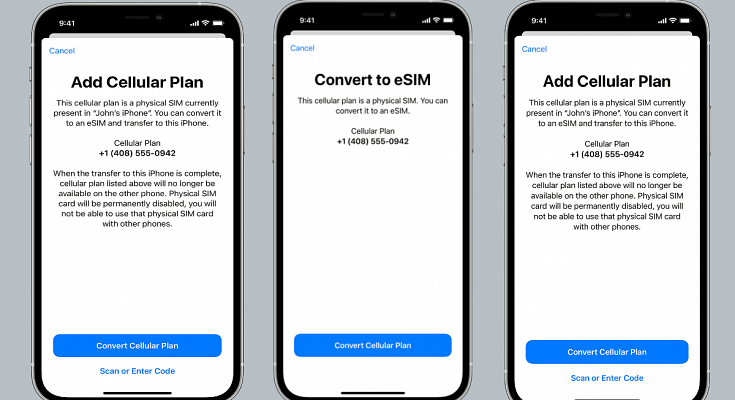 esim setup