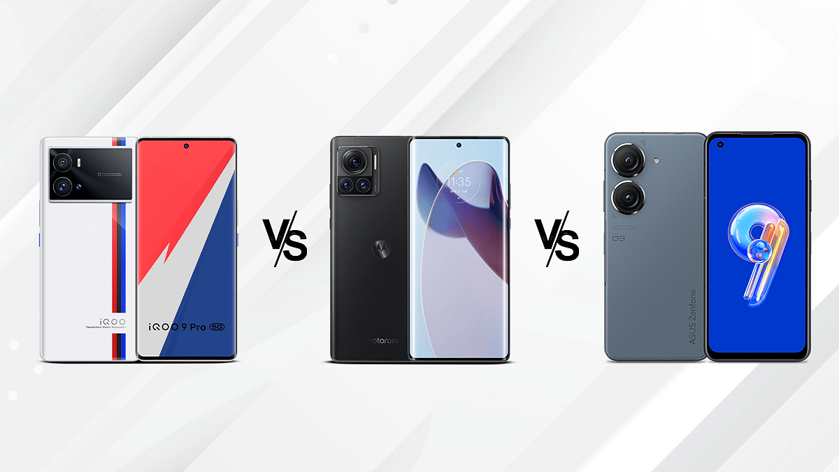 iQOO 9T Vs Motorola Edge 30 Ultra Vs Asus ZenFone 9