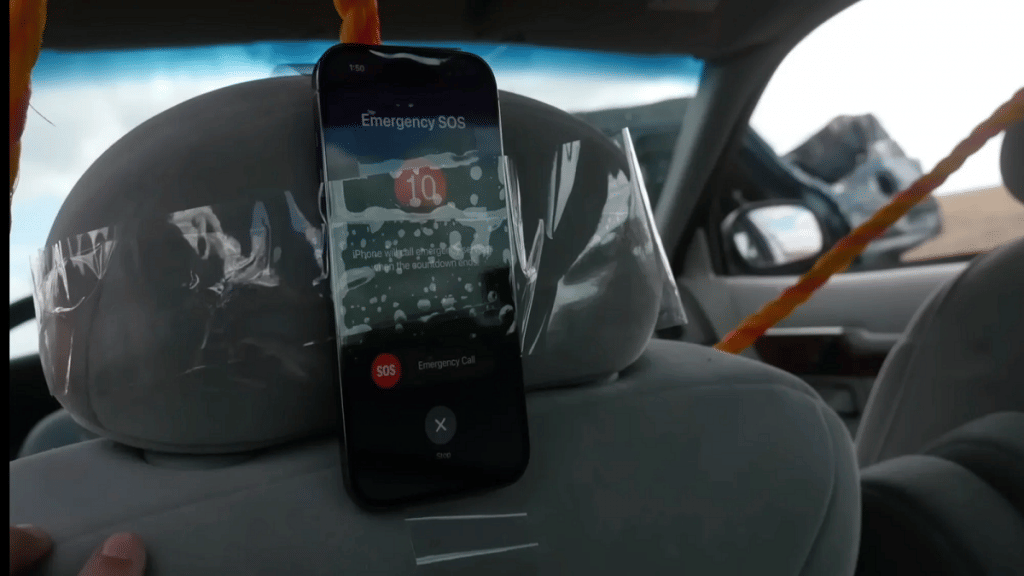 YouTuber Crashes His Car To Test iPhone 14's Crash Detection Feature