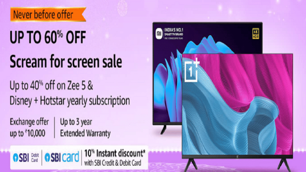Amazon Great Indian Festival Sale 2022 Exciting Offers On Smart TVs