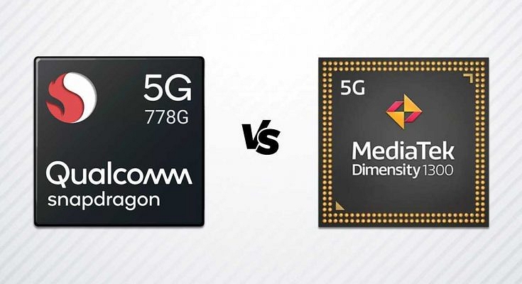 qualcomm snapdragon 778G vs mediatek diensity 1300 chipset