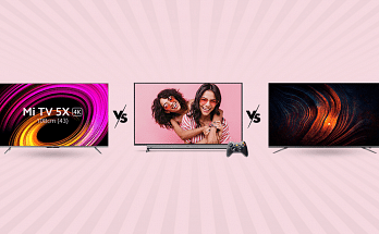 Xiaomi TV 5X Vs Motorola 55 UHD Vs OnePlus TV U Series 55-inch: Best Affordable Smart TV’s Under Rs. 40,000