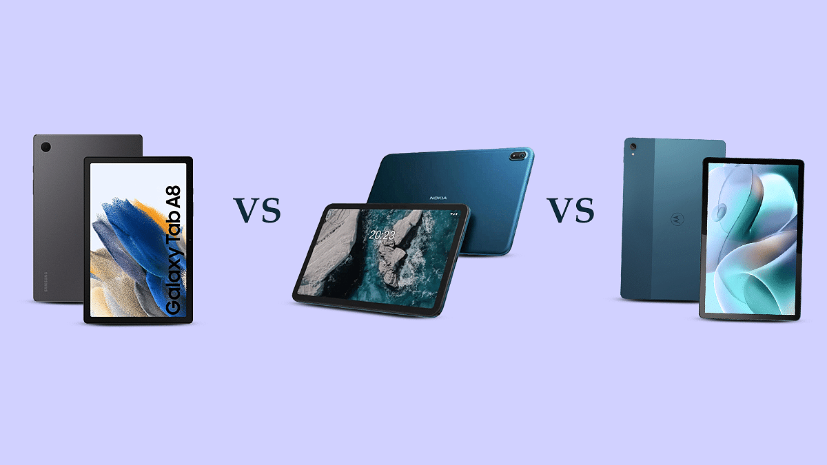 Samsung Galaxy Tab A8 Vs Nokia T10 Vs Moto Tab G62: Which Tablet Makes The Best Option For Budget Audience