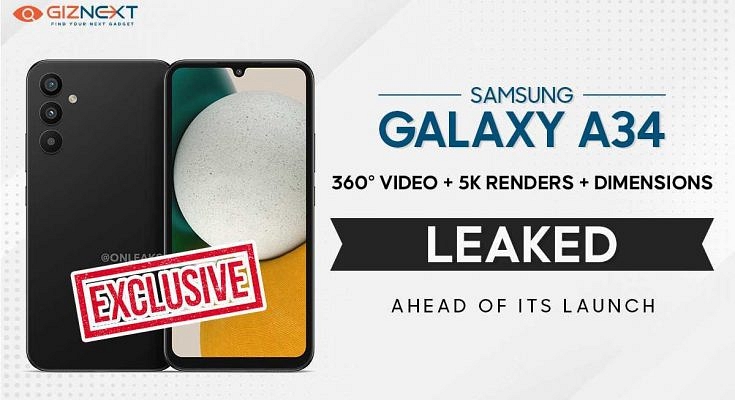 Samsung Galaxy A34 full leak