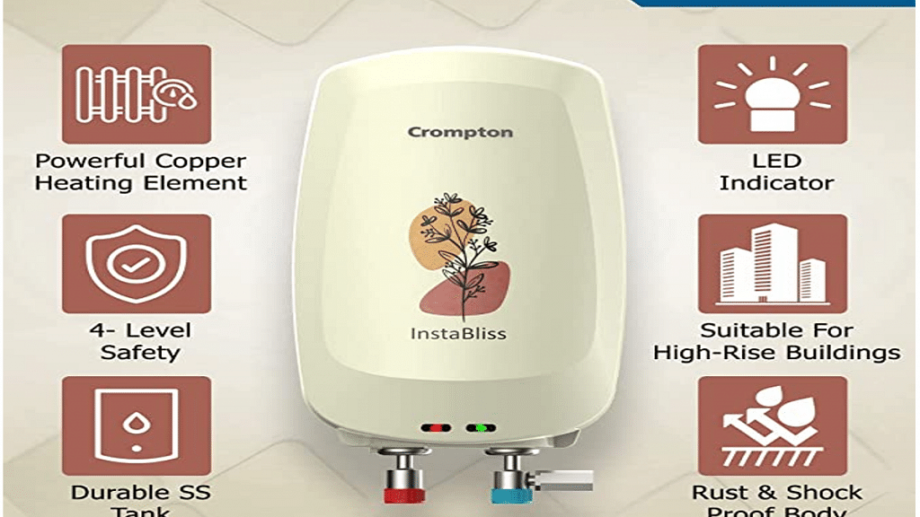 crompton instant water heater