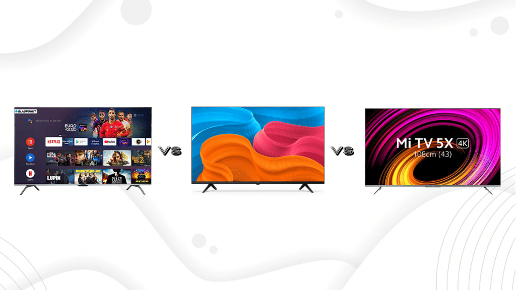 Blaupunkt 50inch Cybersound UHD Android TV Vs Mi TV 5X Vs OnePlus TV