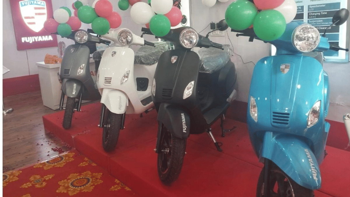 Fujiyama Unveils Five New EScooters With Up To 140km Range In India
