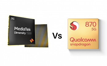 MediaTek Dimensity 7200 and Qualcomm Snapdragon 870