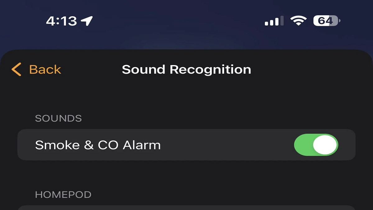 Set Up Smoke Alarm Sound Recognition On HomePod Here’s How