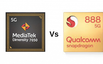 MediaTek Dimensity 7050 vs Snapdragon 888 Chipset