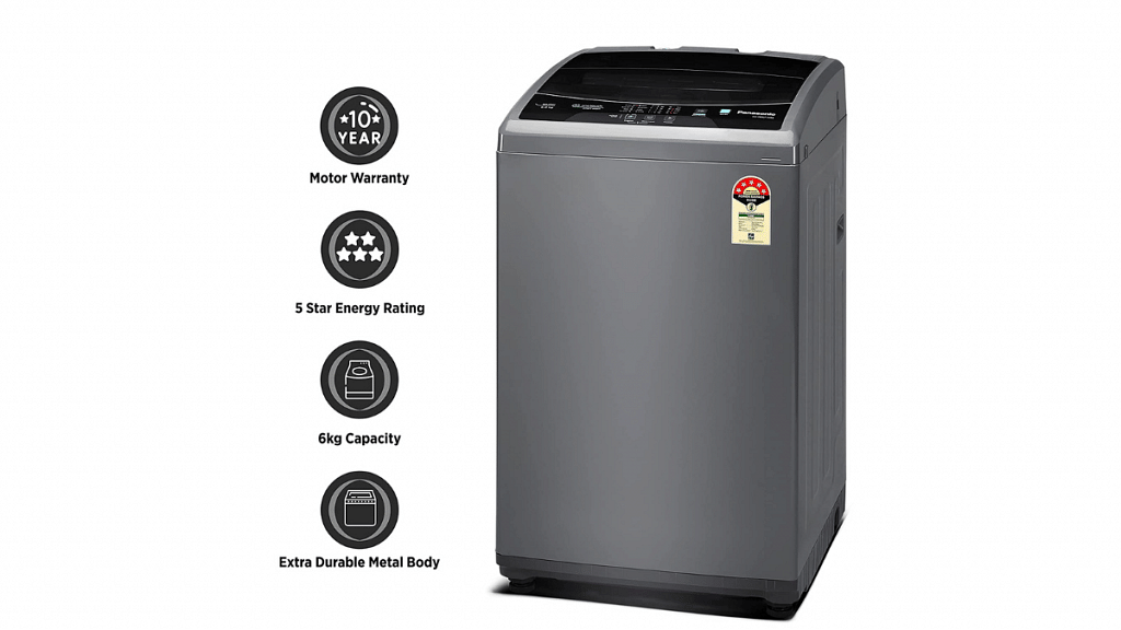 Panasonic 6 Kg 5 Star Fully-Automatic Top Loading Washing Machine
