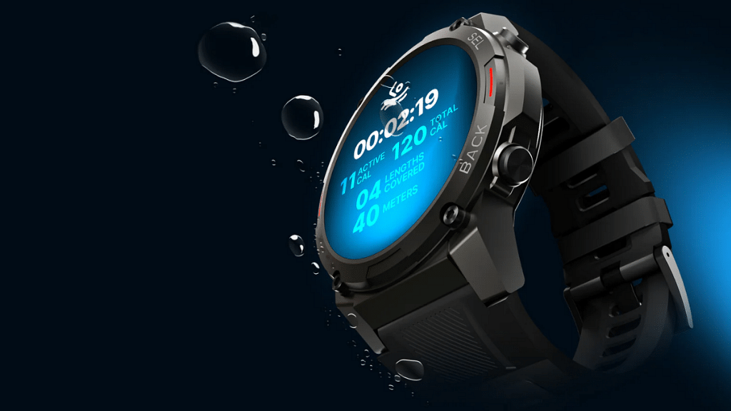 Crossbeats Armour Dive Rugged Smartwatch With MILSTD 810H