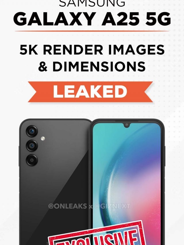 Samsung Galaxy A25 5G Leaked 5G Renders And 360-
Degree Video