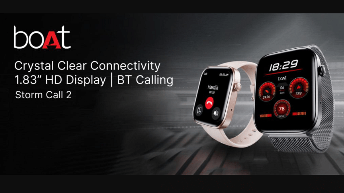 boAt Storm Call 2 smartwatch