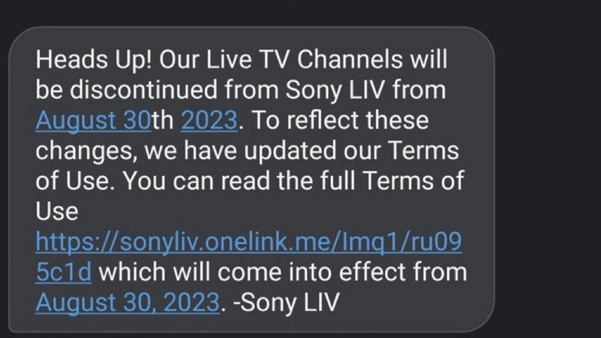 Sony liv channel in best sale tata sky