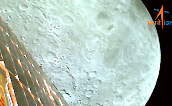 chandrayaan 3 first moon image