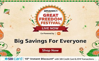 Amazon Great Freedom Festival sale 2023