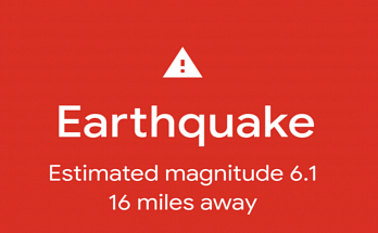 Android Earthquake Alert