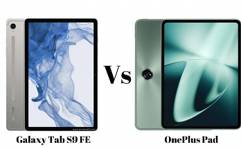 Galaxy Tab S9 FE Vs OnePlus Pad Comparison