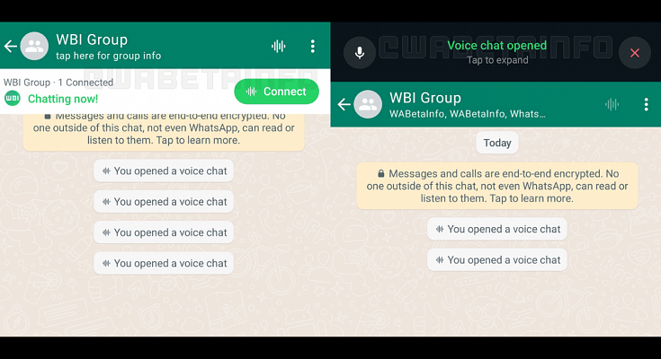 whatsapp voice chat