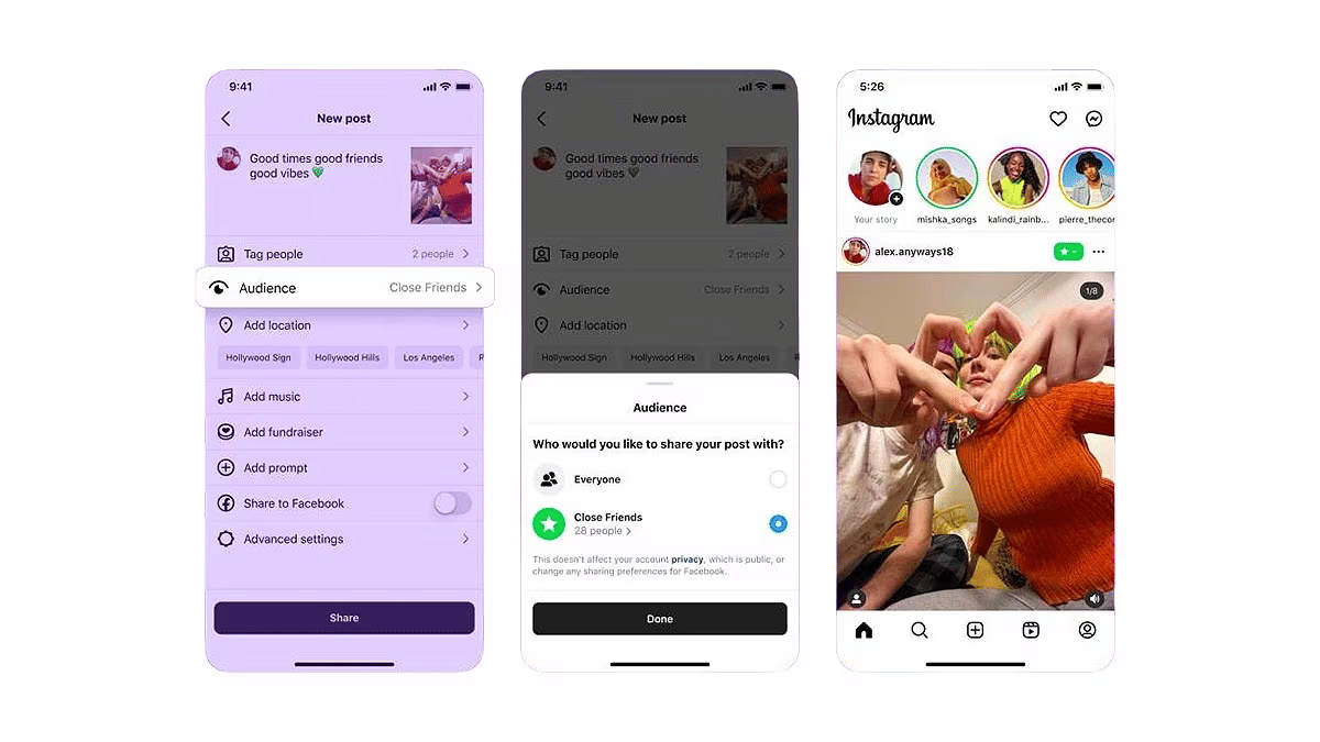 Instagram Close Friends Feature