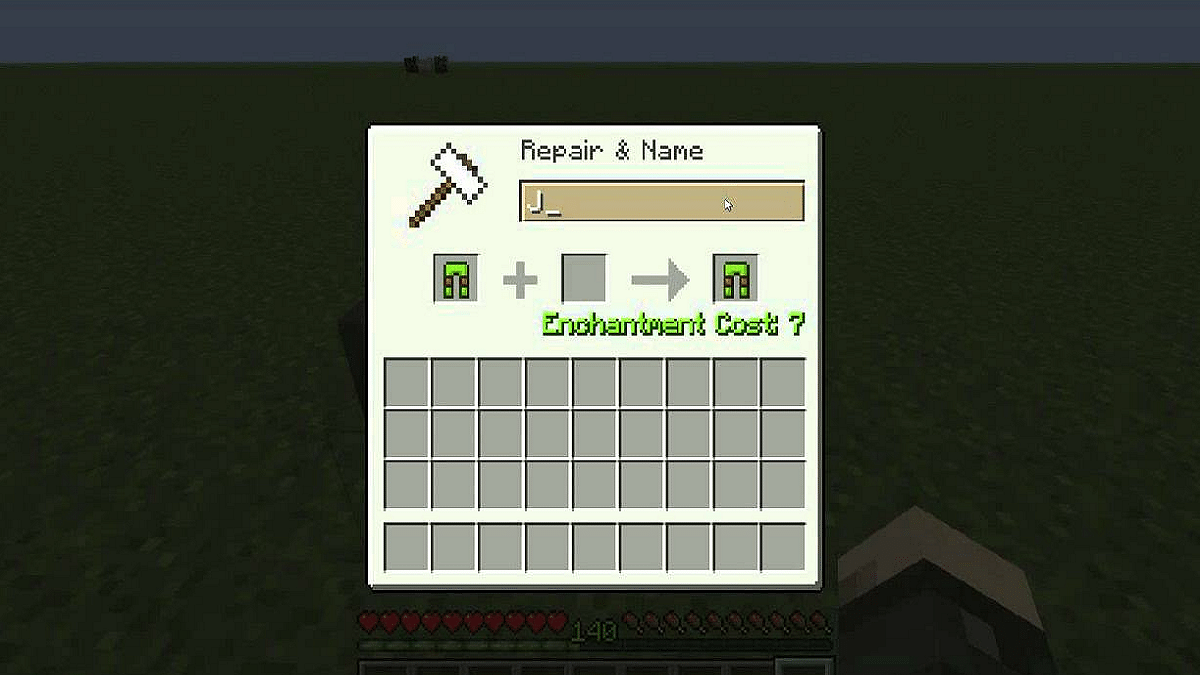 Minecraft Rename Items