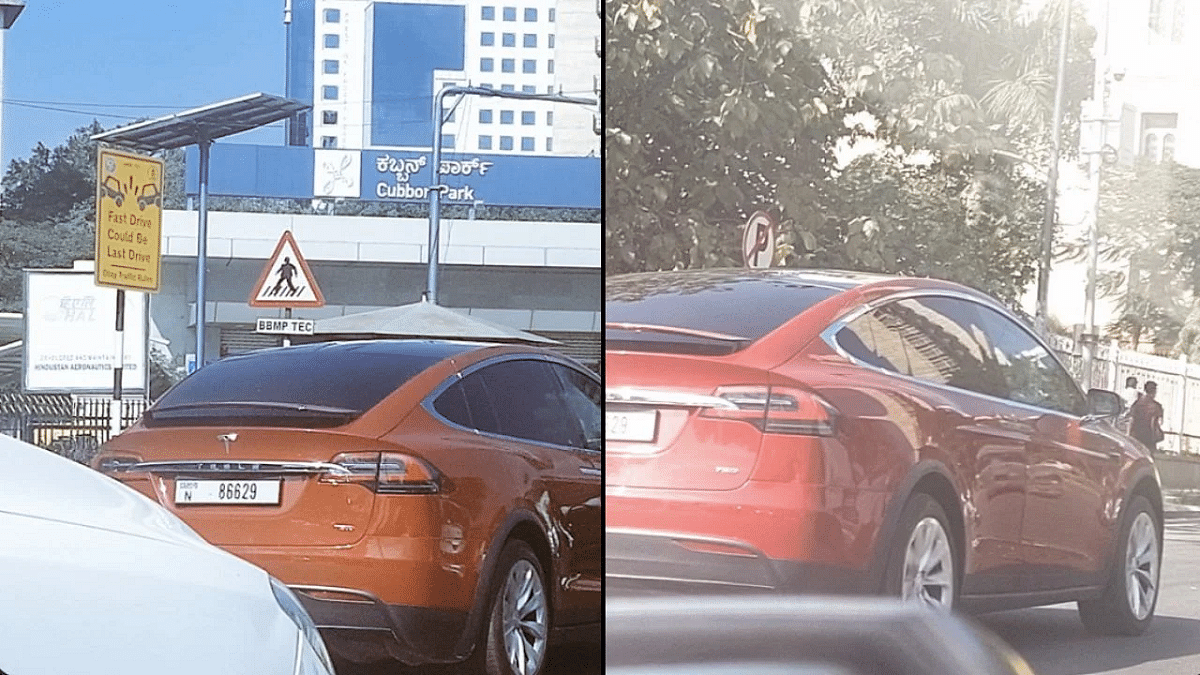 Tesla spotted in Bengaluru