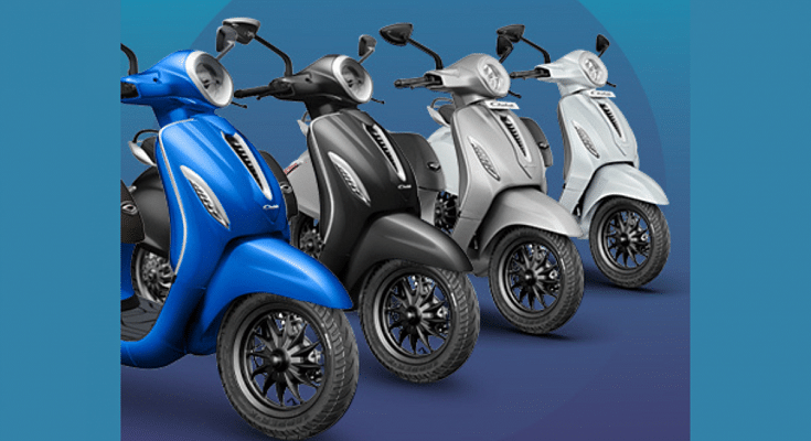 bajaj chetak e-scooter 2024