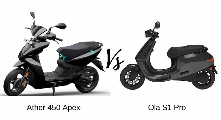 Ather 450 Apex Vs Ola S1 Pro