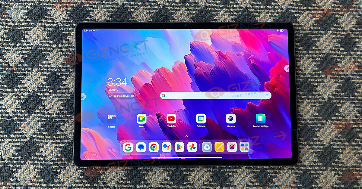 Lenovo Tab P12 tablet display 