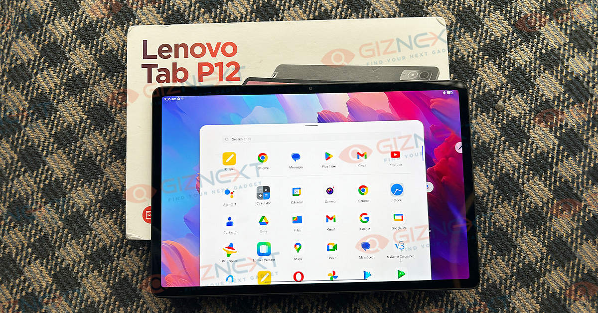 Lenovo Tab P12 tablet performance 