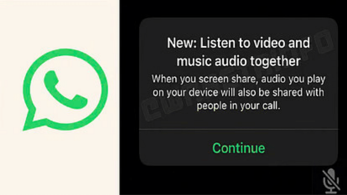 WhatsApp audio feature during video calls 