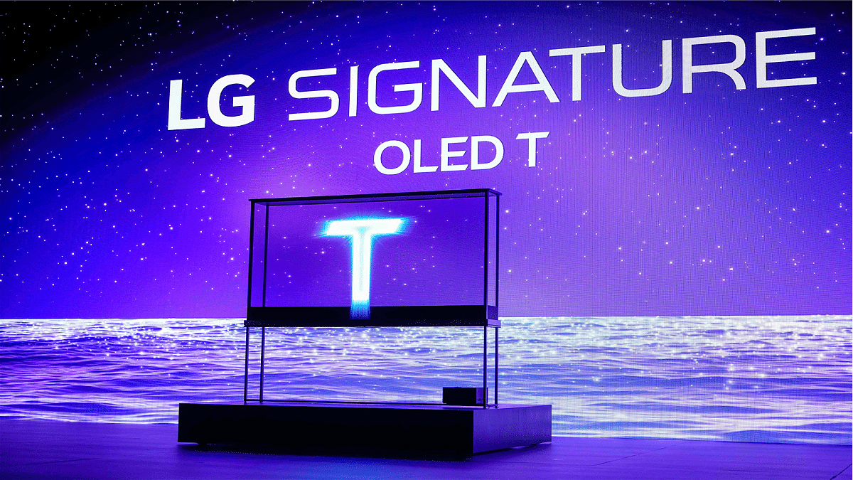 LG Signature OLED T Transparent TV