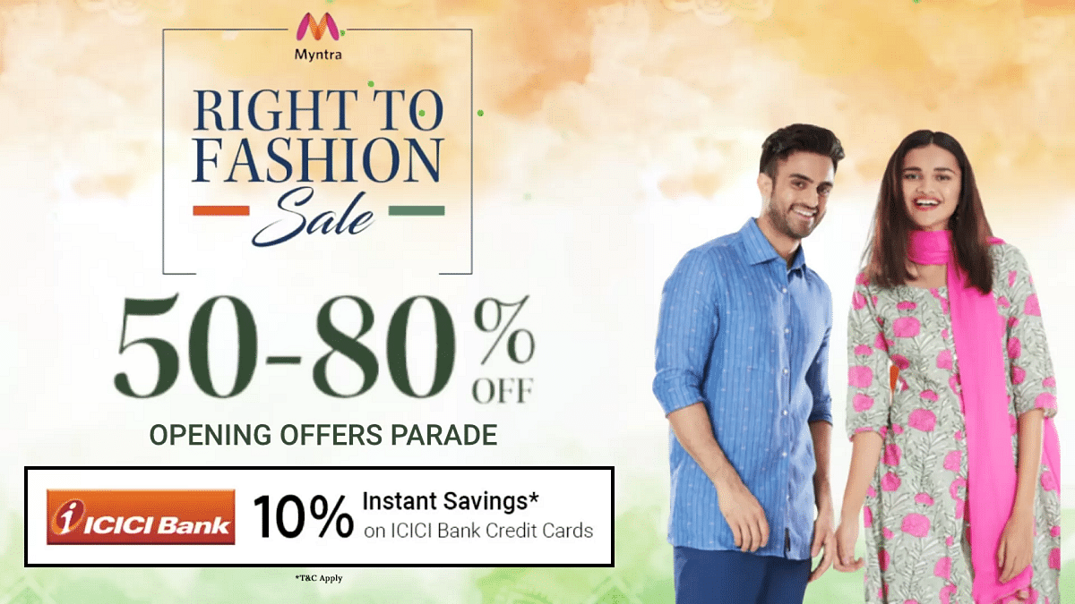 Myntra's Right to Fashion Sale