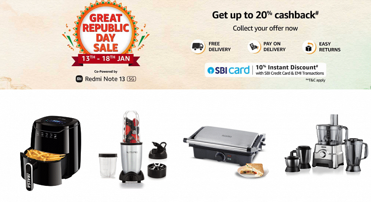 Amazon Great Republic Day Sale: Best Deals On Kitchen Appliances