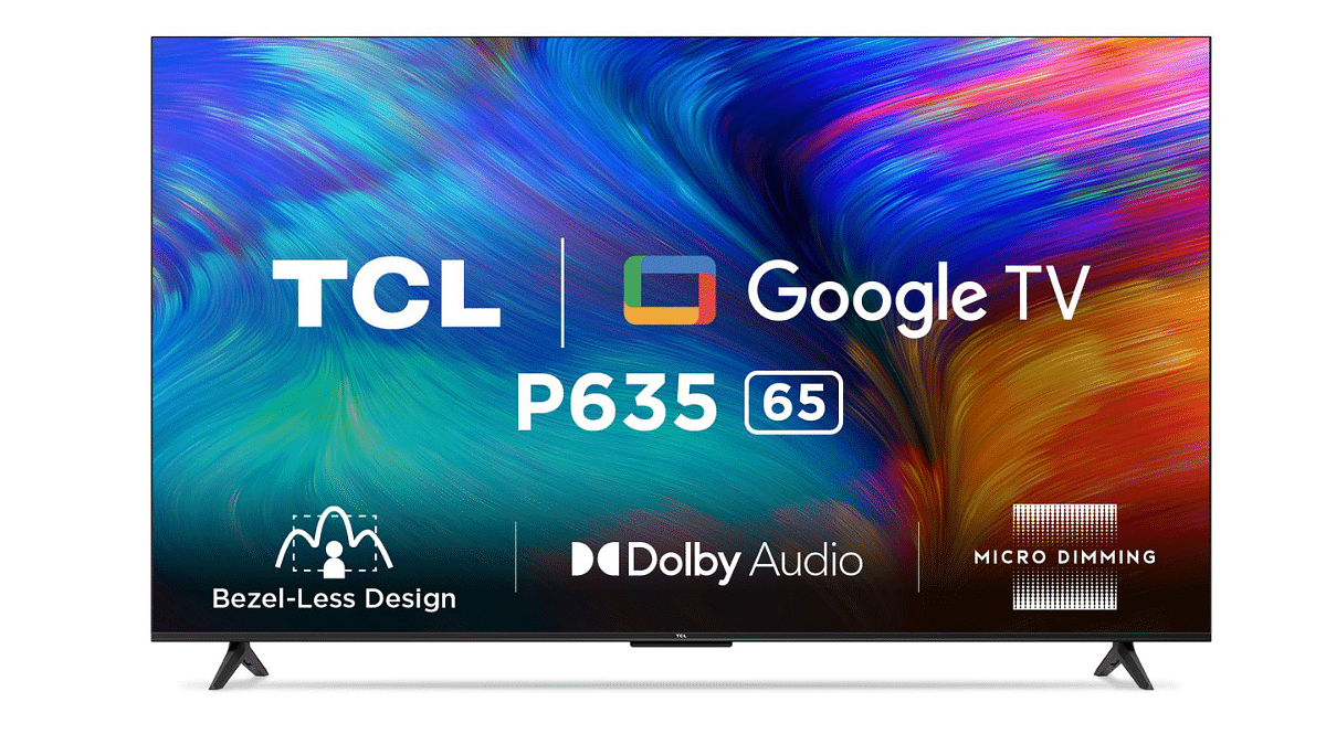 TCL 164 cm (65 inches) Bezel-Less Series 4K Ultra HD Smart LED Google TV 65P635 (Black)