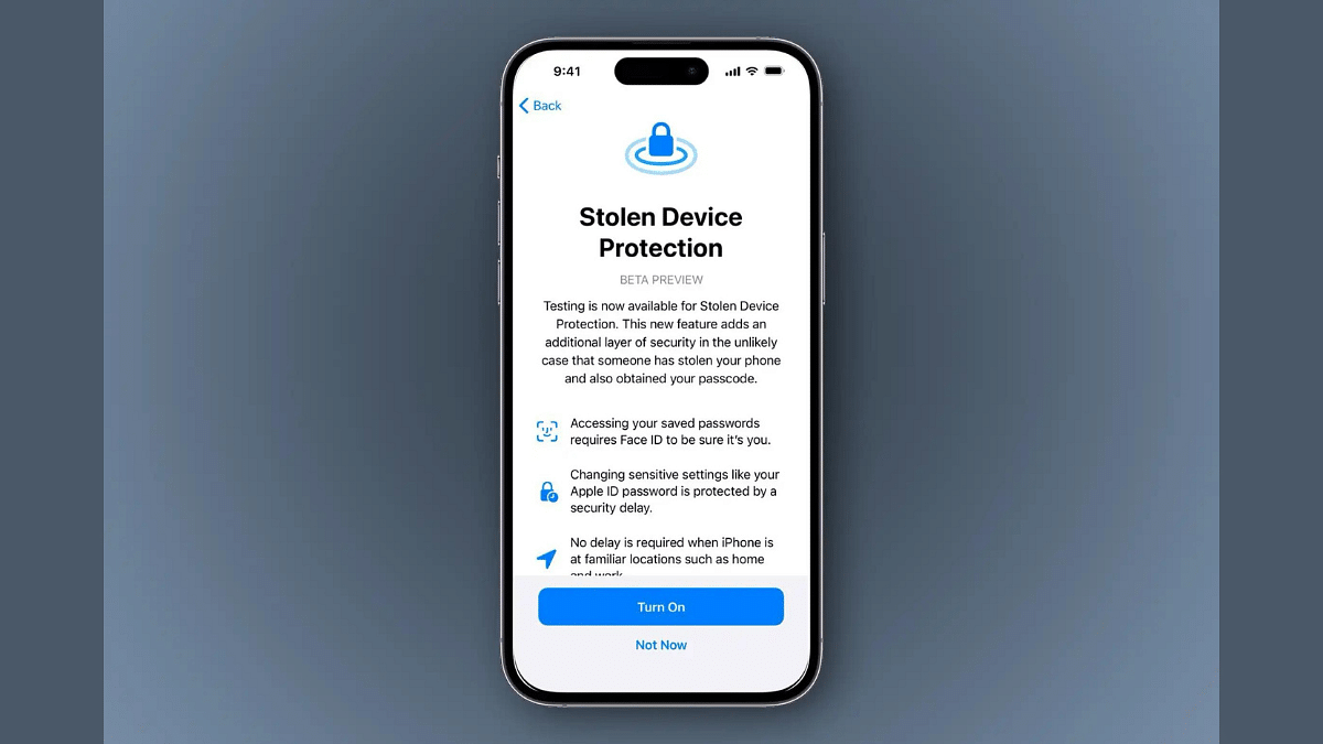 Stolen Device Protection