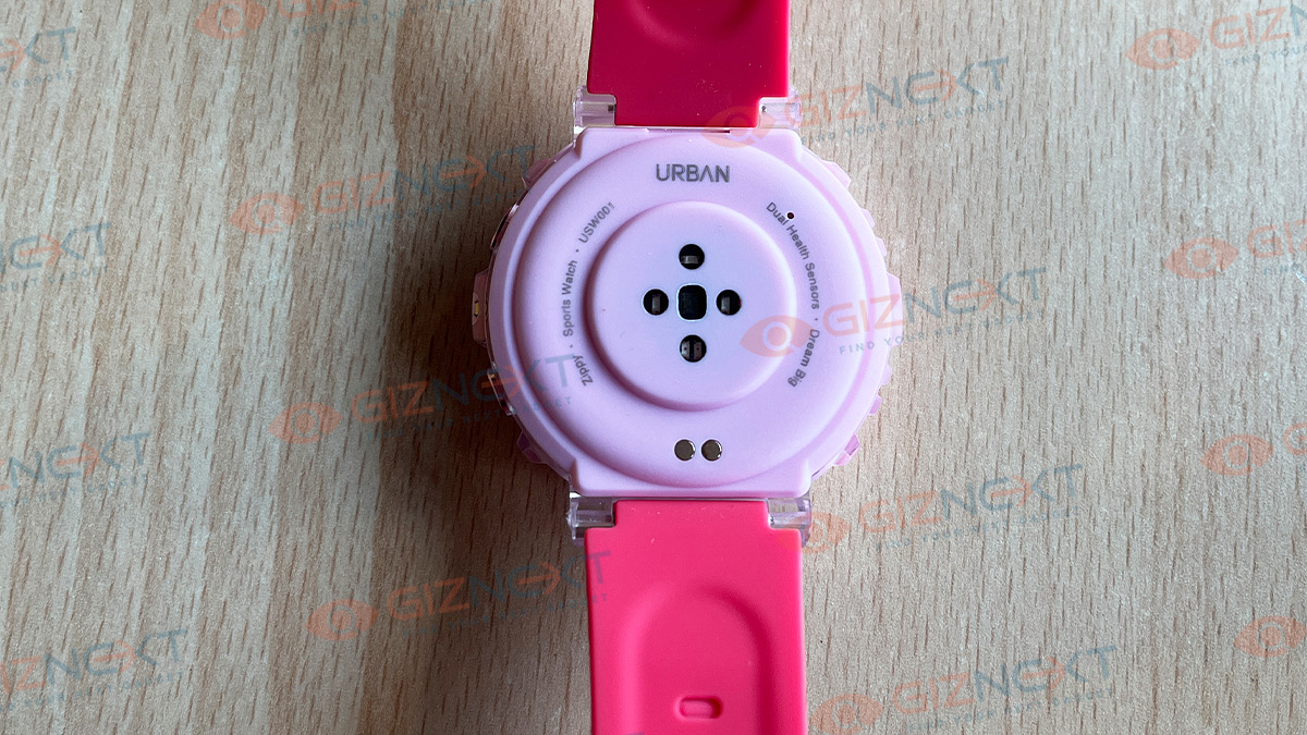 Urban Zippy Smartwatch Back Side